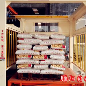 全自动高位码垛机在饲料生产线应用视频