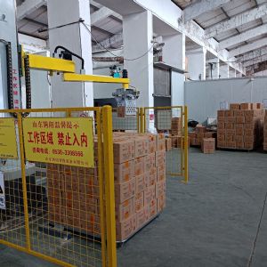 立柱码垛机箱装调味品自动码垛生产线