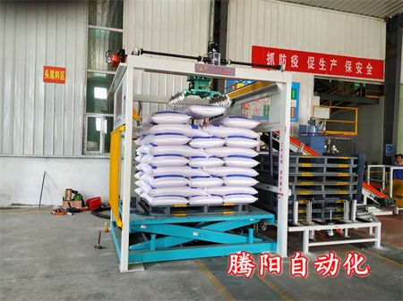 使用全自动码垛机是企业解放劳动力契机