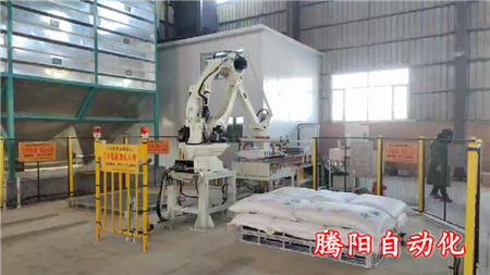 肥料智能包装码垛机生产线让企业摘掉“劳动密集型”的帽子