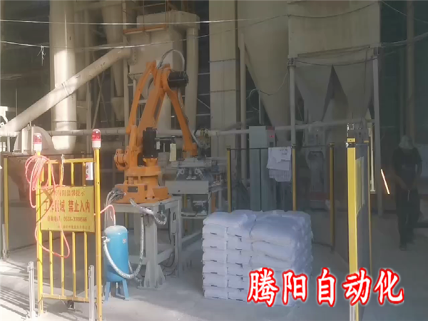 全自动码垛机器人在企业生产线担当重任