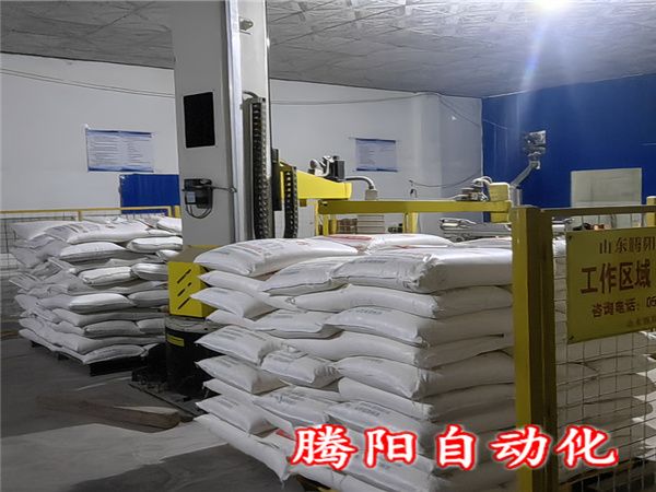 玉米粉码垛机器人减少了包装材料的破损和浪费