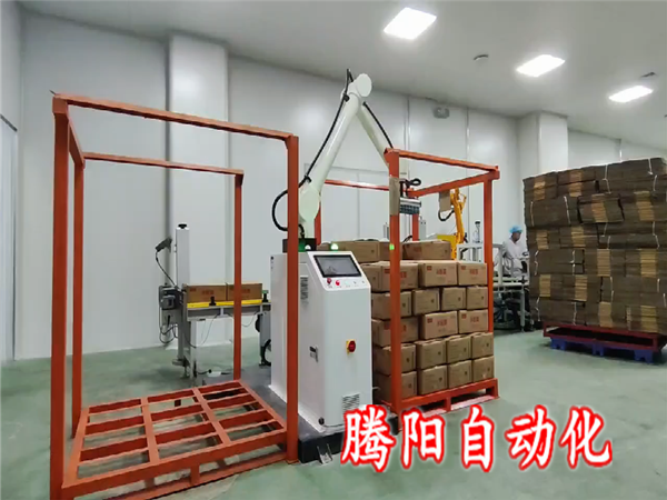 箱装食品协作码垛机器人轻松上手