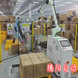 箱装食品协作码垛机器人改变传统码垛