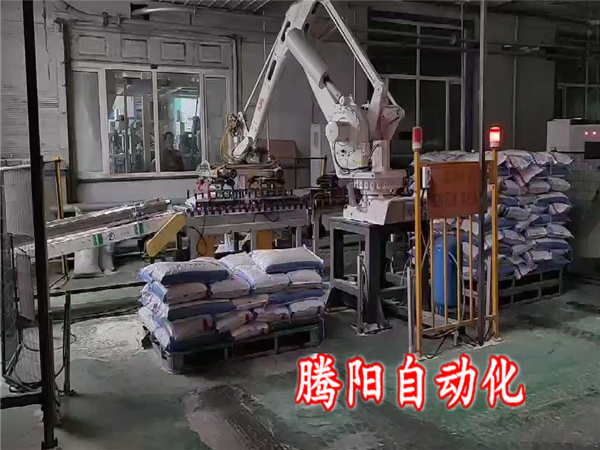 塑料颗粒码垛机器人