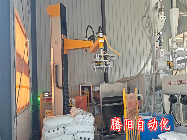塑料颗粒聚丙烯立柱拆包机助力企业降本增效