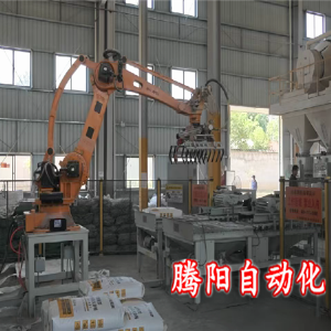 双线砂浆码垛机器人实现双线同步码垛